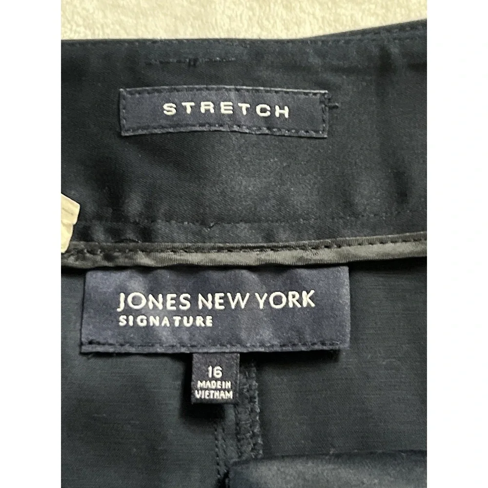 Jones New York Women' Signature‎ Belted Utility Stretch Skirt Size 16